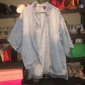 Over sized Denim poncho Jacket. 😍😍😍